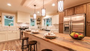 Signature Series / The Adriel DVHBSS-7801 Shiplap Fireplace Kitchen 26684